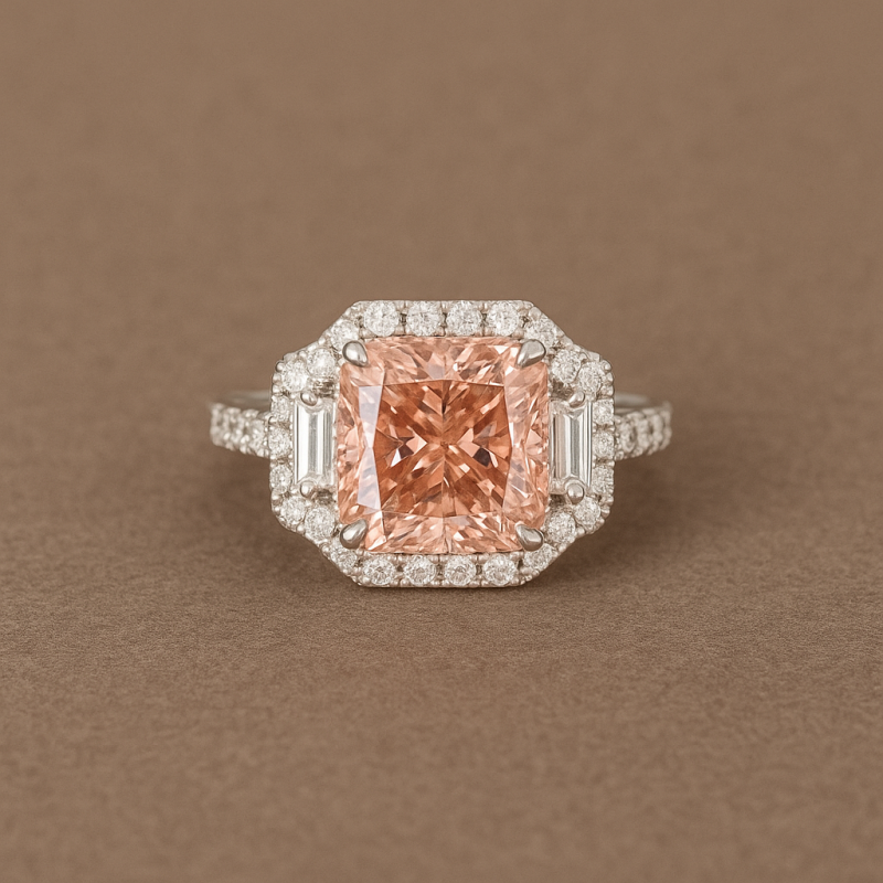 Peach Glow W Ring