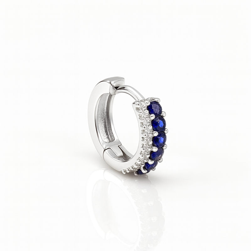 Blue Velvet Hoop