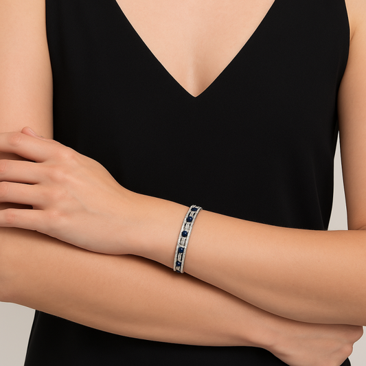Stellar Sapphire Bangle