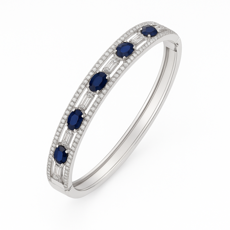 Stellar Sapphire Bangle