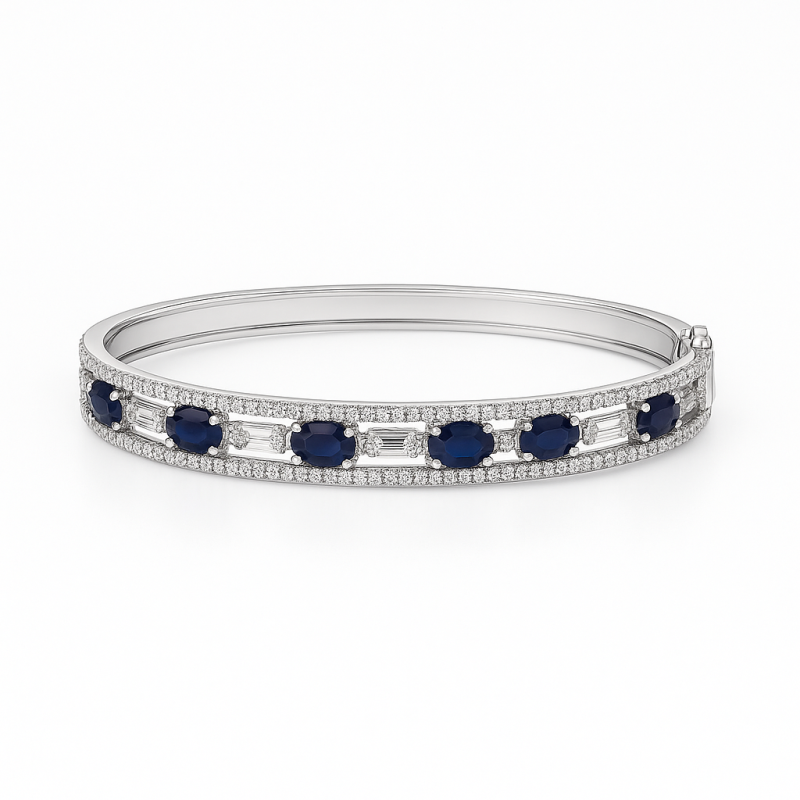 Stellar Sapphire Bangle