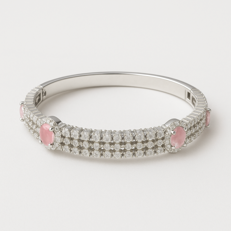 Blush Crown Bangle