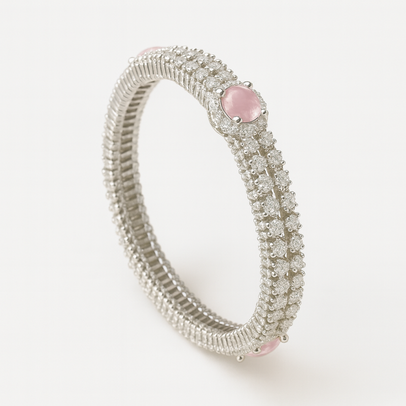 Blush Crown Bangle