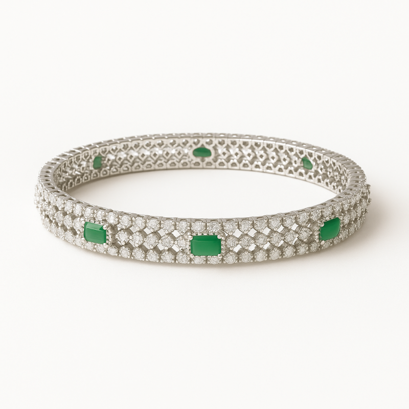 Lustrous Verde Bangle