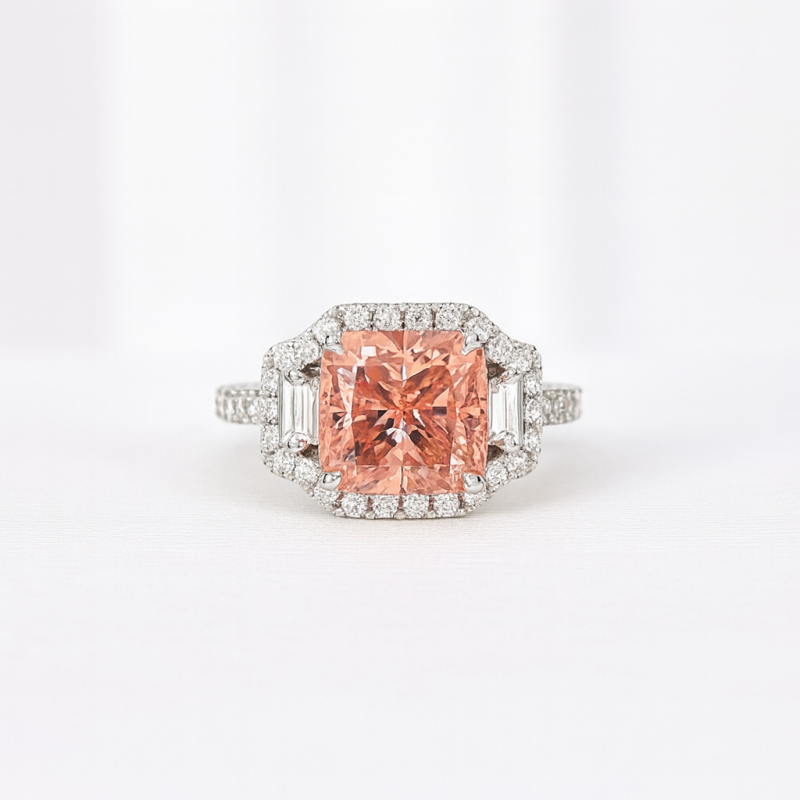 Peach Glow W Ring