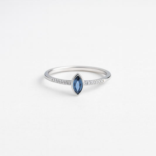 Blue Flame W Ring