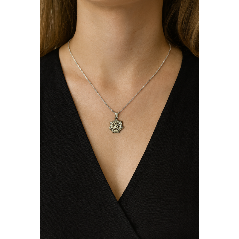 Om Lotus Pendant